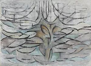 1912 Collection: The Flowering Apple Tree, 1912. Creator: Mondrian, Piet (1872-1944)