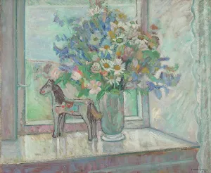 Wold Torne Oluf Prints: Flowers, 1916. Creator: Oluf Wold-Torne