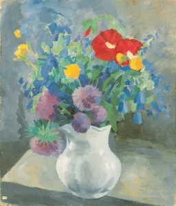 Flowers, 1925. Artist: Petr Savvic Utkin