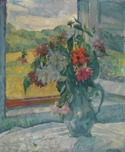 Open Window Prints: Flowers, 1925. Creator: Maurits Niekerk
