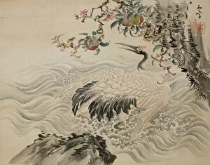 Still Life Gallery: Flowers and Birds, 19th century. Creator: Taki Katei