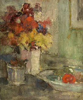 Flowers, early 20th century. Creator: Auguste Oleffe