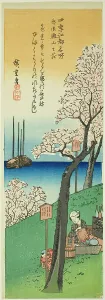 Chutanzaku Prints: Flowers at Goten Hill in Spring (Haru Gotenyama no hana)