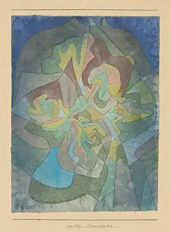 Blue Rider Prints: Flowers in the Vase, 1929. Creator: Klee, Paul (1879-1940)