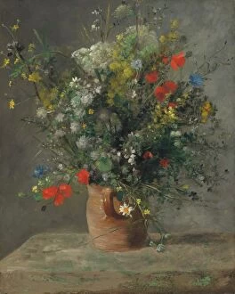 Auguste Gallery: Flowers in a Vase, c. 1866. Creator: Pierre-Auguste Renoir