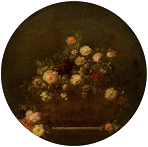 Loss Prints: Flowers in a Vase, c1695-1741. Creator: Giovanni Antonio Pellegrini