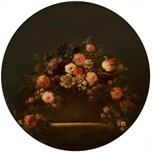 Tulipa Prints: Flowers in a Vase, c1695-1741. Creator: Giovanni Antonio Pellegrini