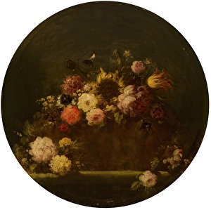 Tulipa Prints: Flowers in a Vase, c1695-1741. Creator: Giovanni Antonio Pellegrini