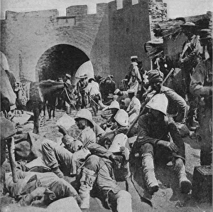 Gateway Prints: In the Flowery Land - The Wounded of the Allies at the Mud Gate, Tientsin, 1900