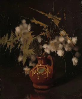 Witsen Willem Prints: Fluffy Flowers in a Jug, c.1916. Creator: Willem Witsen