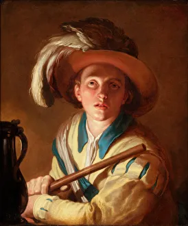 The flute player, 1621. Artist: Bloemaert, Abraham (1566-1651) The flute player, 1621. Artist: Bloemaert, Abraham (1566-1651)