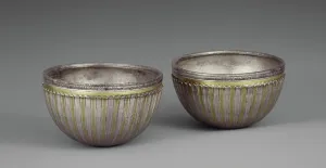 Ancient Mediterranean Prints: One Fluted Bowl, 175-75 BC. Creator: Unknown