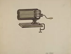 Fluting Iron, 1935 / 1942. Creator: Lon Cronk
