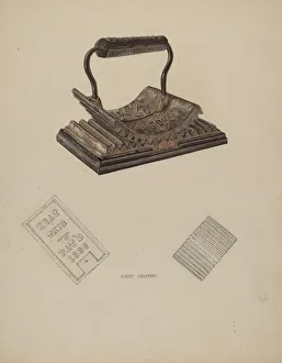 Albert Geuppert Prints: Fluting Iron, c. 1938. Creator: Albert Geuppert