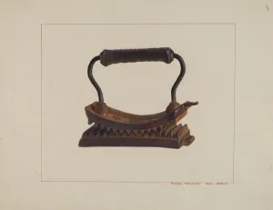 Fluting Iron, c. 1938. Creator: Regina Henderer