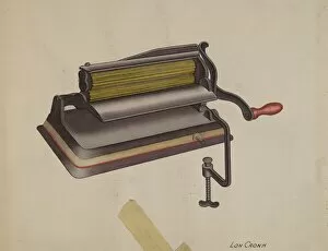 Household Appliance Collection: Fluting Iron, c. 1941. Creator: Lon Cronk