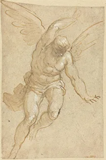 A Flying Angel, 1580/1590. Creator: Jacopo Palma