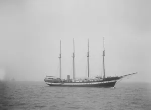 Flying Cloud at the Coronation Review, 1937. Creator: Kirk & Sons of Cowes