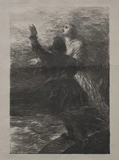 1836 1904 Prints: The Flying Dutchman. Creator: Henri Fantin-Latour (French, 1836-1904)