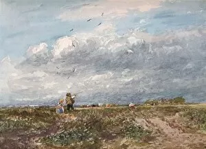 Flying the Kite, 1852. Artist: David Cox the elder