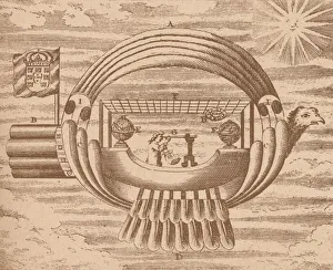The flying ship, c1709 (1919)