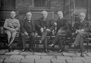 Foch, Clemenceau, Lloyd George, Orlando, Sonnino, between c1915 and c1920. Creator: Bain News Service
