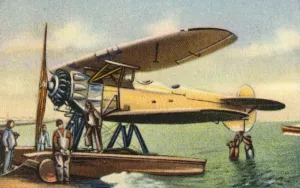 Passenger Plane Prints: Focke-Wulf W 4 floatplane, 1920s, (1932). Creator: Unknown