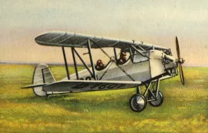 Euge Prints: Focke-Wulfs 24 Kiebitz biplane, 1920s, (1932). Creator: Unknown