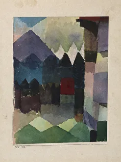 Fohn im Marc schen Garten, 1915. Creator: Klee, Paul (1879-1940)