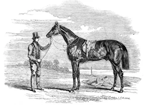 Irish Prints: Foigh-a-Ballagh, the winner of the Great St. Leger... 1844. Creator: Unknown