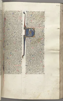 Toulouse Prints: Fol. 218r, Psalm 26, historiated initial D