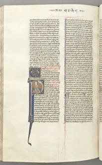 Toulouse Prints: Fol. 450v, Ephesians, historiated initial P