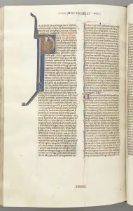 Toulouse Prints: Fol. 453v, Colossians, historiated initial P