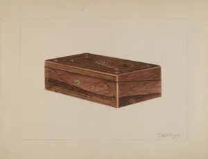 Folding Prints: Folding Desk, c. 1937. Creator: Thomas Holloway