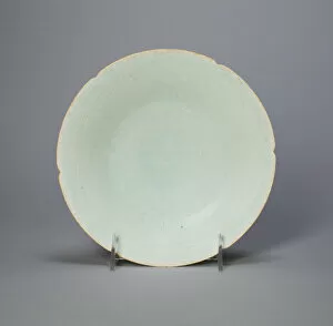 Foliate Bowl with Fish and Waves, Northern Song dynasty (960-1127), 12th century