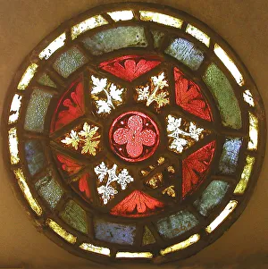 Foliate Medallion, French, ca. 1320. Creator: Unknown