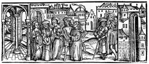 Boece Prints: A folio from Boethius, Consolation of Philosophy, 1910. Artist: Johann Gruninger