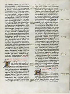 Folio Five from Burchard of Sions De locis ac mirabilibus mundi, or an Illuminated Geo... c. 1460. Creator: Burchard of Mount Sion