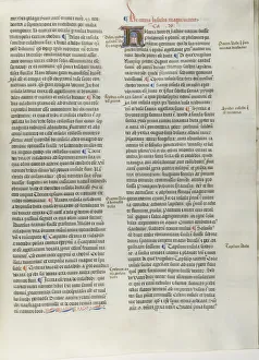 Folio Six from Burchard of Sions De locis ac mirabilibus mundi, or an Illuminated Geog... c. 1460. Creator: Burchard of Mount Sion