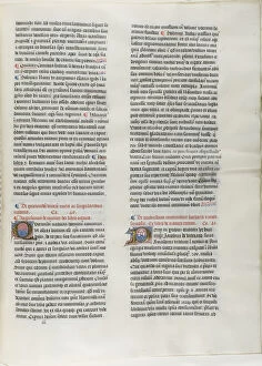 Folio Thirteen from Burchard of Sion's De locis ac mirabilibus mundi, or an Illuminated... c. 1460