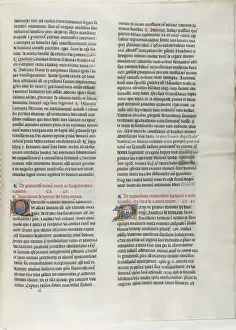 Folio Thirteen from Burchard of Sions De locis ac mirabilibus mundi, or an Illuminated... c. 1460. Creator: Burchard of Mount Sion
