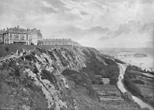 Channel Prints: Folkestone: The Lees, c1896. Artist: Lambert Weston & Son