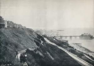 Folkestone - View Showing the Lees and the Pier, 1895