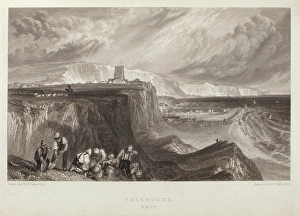 Bucket Prints: Folkstone, Kent, 1826. Creator: JMW Turner
