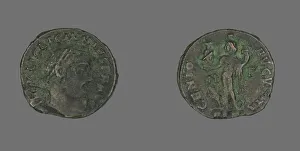 Licinius Prints: Follis (Coin) Portraying Emperor Licinius, 312. Creator: Unknown