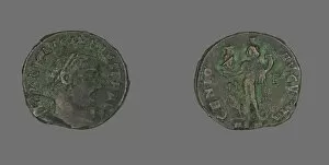 Pagan Collection: Follis (Coin) Portraying Emperor Licinius, 312. Creator: Unknown