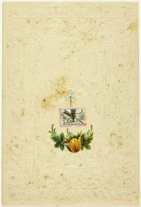 Valentines Card Prints: Fond Affection Turns to Thee (valentine), 1840/49. Creator: Unknown