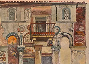 Studio Volume 19 Prints: Fondaco De Turchi, Venice, c1853. Artist: John Ruskin