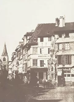 Bacot Gallery: Fontaine de la Croix de Pierre, Rouen, 1852-54. Creator: Edmond Bacot