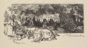 Fontainebleau Forest: Mother Pichards Canteen (La Foret de Fontainebleau... ), 1890